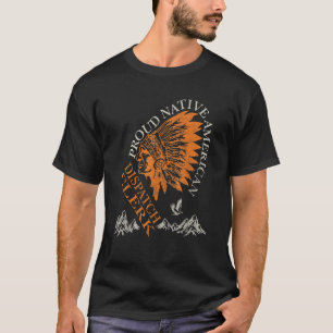 Proud Native American Job Dispatch Clerk T-Shirt