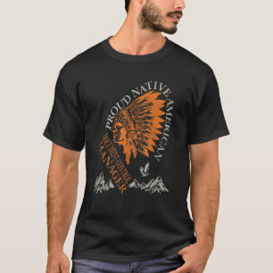 Proud Native American Job Document Control Manager T-Shirt