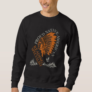 Proud Native American Job Reading Specialist Sweatshirt