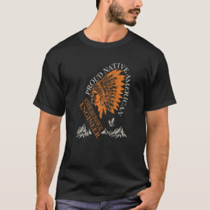 Proud Native American Job Senior Mechanical Engine T-Shirt