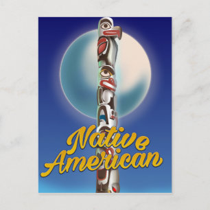 Proud Native American Postcard