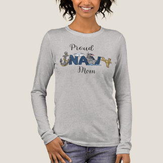 Proud navy mum mother's day Tri-Blend shirt