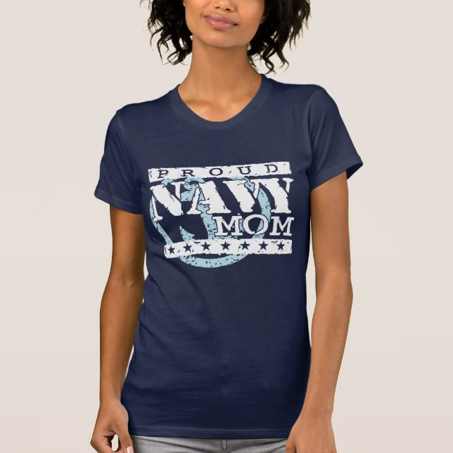 Proud Navy Mum T-Shirt (Front)