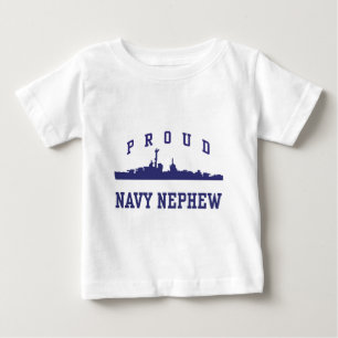Proud Navy Nephew Baby T-Shirt