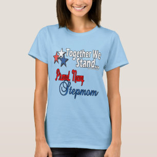 Proud Navy Stepmom T-Shirt