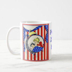 proud Navy wife vintage print design Coffee Mug