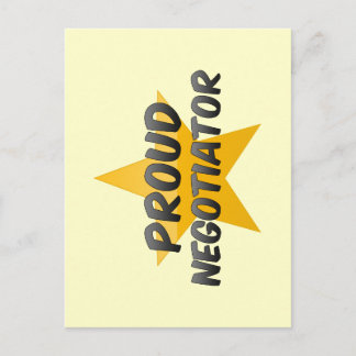 Proud Negotiator Postcard