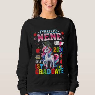 Proud Nene of a 2024 Graduate Unicorn Nene Sweatshirt