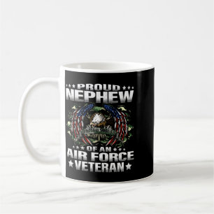 Proud Nephew Of An Air Force Veteran Military Vets Coffee Mug