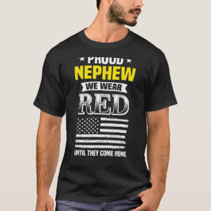 Proud Nephew Of Deployed Uncle Red Friday Family S T-Shirt