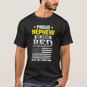 Proud Nephew Of Deployed Uncle Red Friday Family T-Shirt