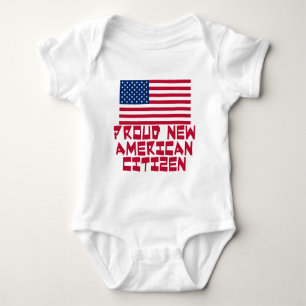 Proud New American Citizen Baby Bodysuit