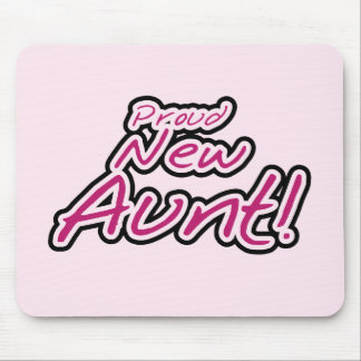 Proud New Aunt tshirts and Gifts Mouse Pad