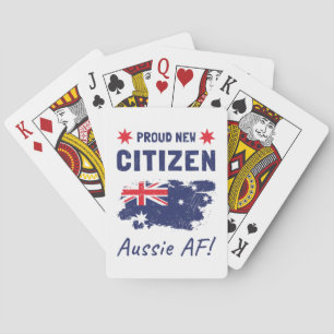 Proud New Australian Citizen, Citizenship Ceremony Playing Cards