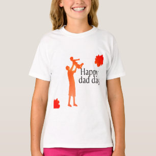 Proud New Dad Father & Child Silhouette T-Shirt