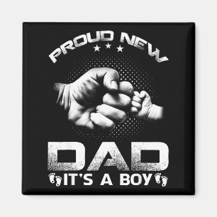 Proud New Dad It's A Boy Magnet