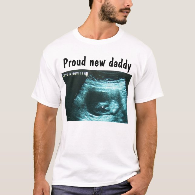 Proud New Daddy T-Shirt (Front)