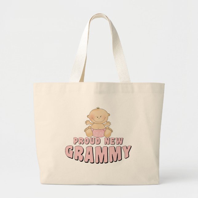 PROUD NEW Grammy T-Shirt Large Tote Bag (Front)