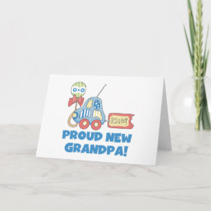Proud New Grandpa It's a Boy TShirts and Gifts Announcement