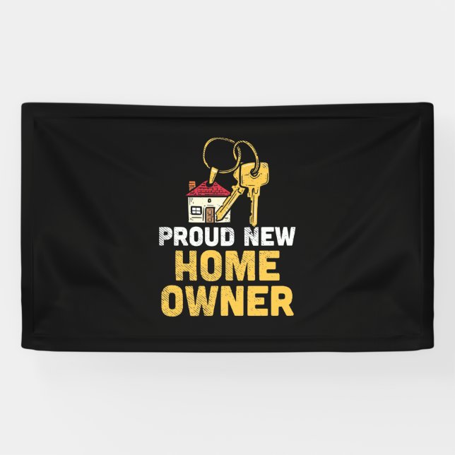 Proud New Home Owner Banner (Horizontal)