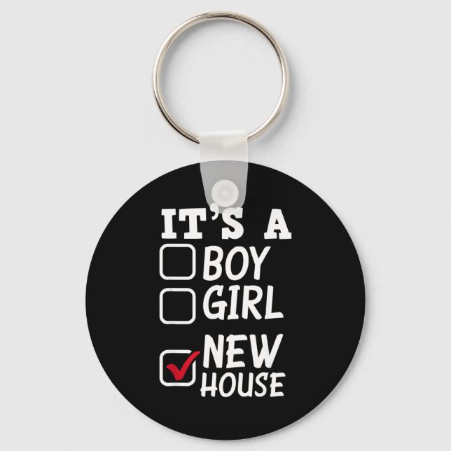 Proud New Homeowner New House Funny New Homeowner  Key Ring (Front)