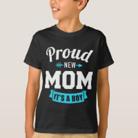 Proud new mum it's a boy gender reveal