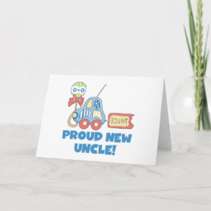 Proud New Uncle It's a Boy Tshirts and Gifts Announcement