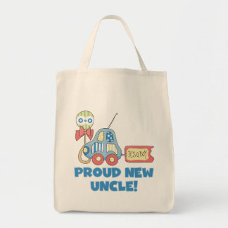 Proud New Uncle It's a Boy Tshirts and Gifts Tote Bag