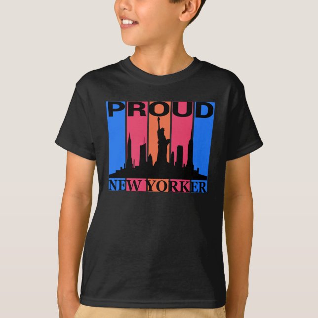 Proud New Yorker - New York Lover T-Shirt (Front)