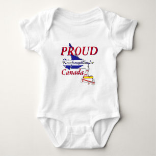 Proud Newfoundlander Newfoundland Canada Baby Bodysuit