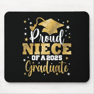 Proud Niece Of A Cl Of 2025 Graduate Senior Gradua Mouse Pad