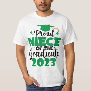 Proud NIECE of a Class of 2023 Graduate Fun Script T-Shirt