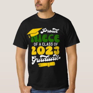 Proud NIECE of a Class of 2023 Graduate Retro Gold T-Shirt