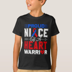 Proud Niece Of A Heart Warrior Chd Awareness Month T-Shirt