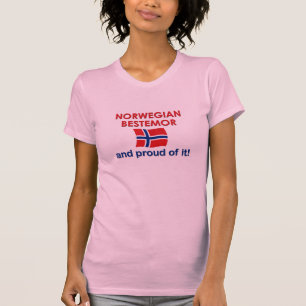 Proud Norwegian Bestemor (Grandmother) T-Shirt
