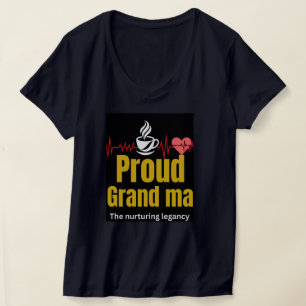 Proud Nurse Grandma Matching T-Shirt RN Family C