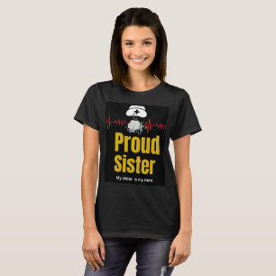 Proud Nurse Sister Matching Family Shirt RN Squa