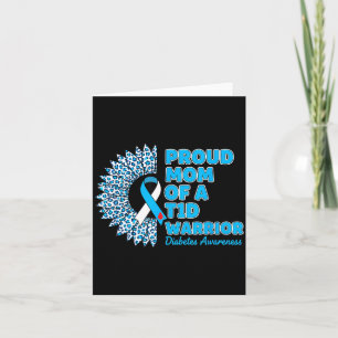 Proud Of A T1d Diabetes Awareness Card