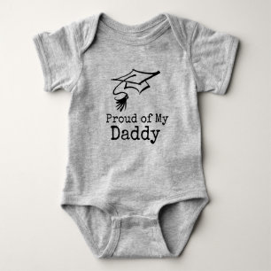 Proud of Dad (can be sister, aunt) Graduation Baby Bodysuit