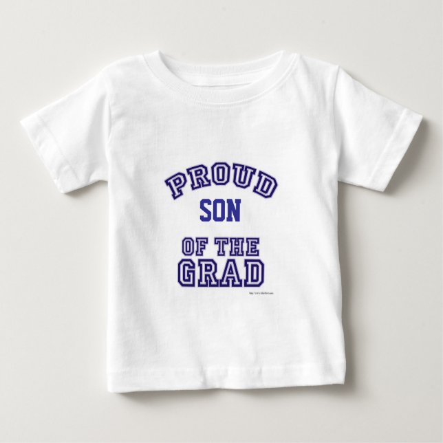 Proud of My Grad plain Baby T-Shirt (Front)