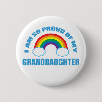 Proud of My Granddaughter Rainbow Grandparents