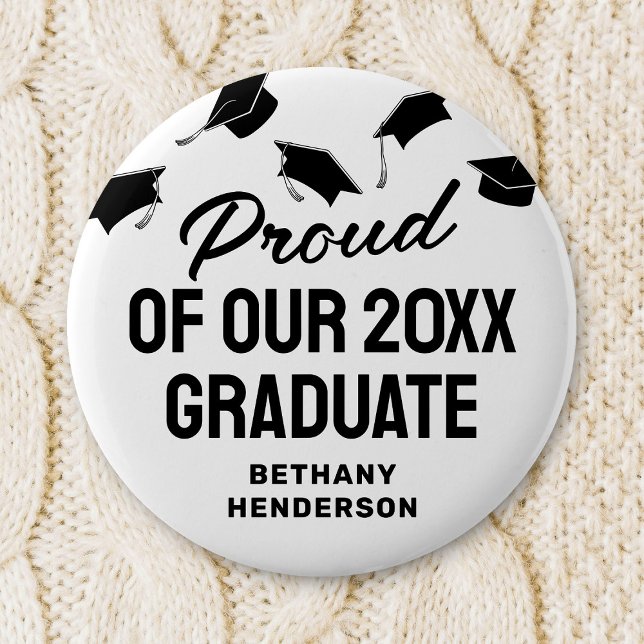 Proud of our 2025 Graduate 6 Cm Round Badge (Creator Uploaded)