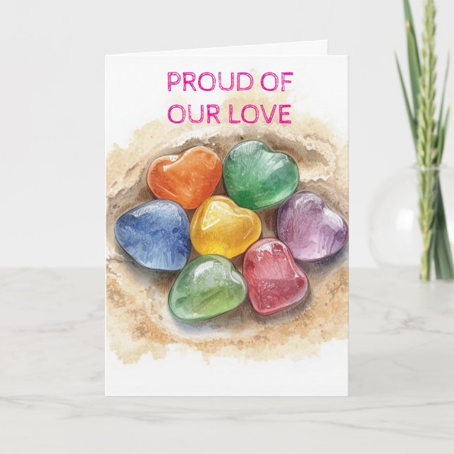 PROUD OF OUR LOVE CARD (Front)