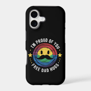Proud Of You Free Dad Hugs Gay Pride Ally LGBTQ