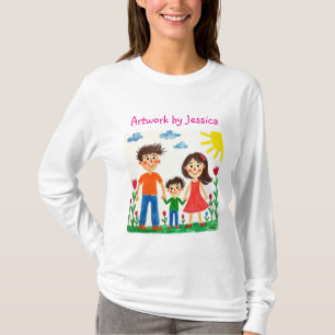 Proud of your  Child's artwork painting  T-Shirt