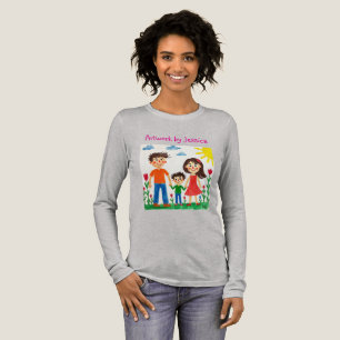 Proud of your Child's artwork painting Tri-Blend Shirt