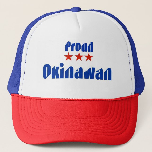 Proud Okinawan Trucker Hat (Front)