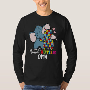 Proud Oma Autism Awareness Family Matching T-Shirt