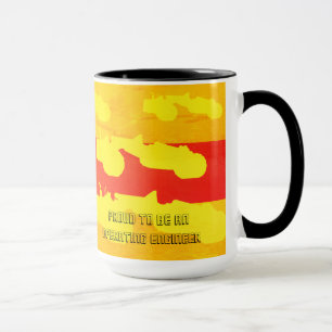 PROUD OPERATING ENGINEER SOUTHWEST COLORS SCRAPER MUG