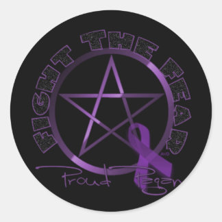 Proud Pagan Classic Round Sticker